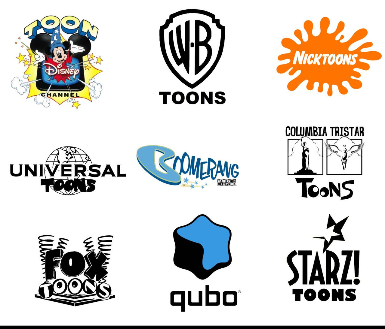 Nine Cartoon Rerun Networks by DanielTubeIsBack on DeviantArt