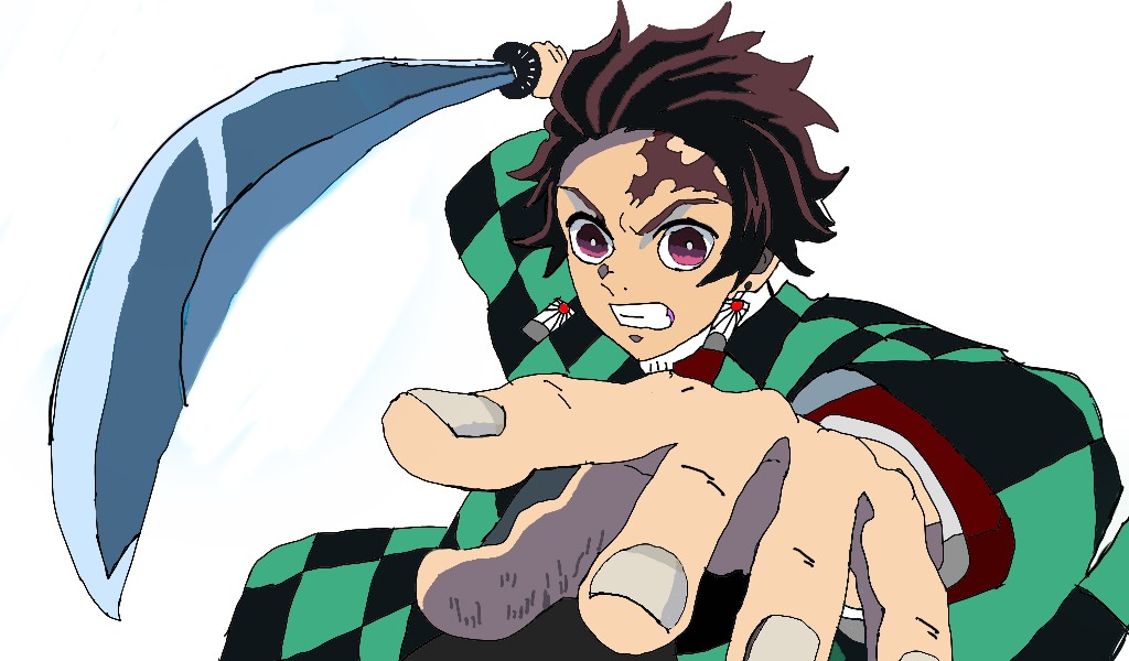 Tanjiro Kamado Artwork by MCAshe on DeviantArt