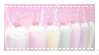pastel milkshake stamp