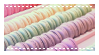 pastel macaroon stamp