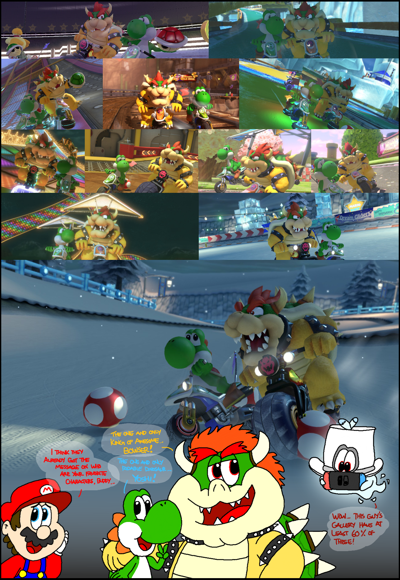 Mario Kart™ 8: Mario and Bowser Collision Mural - Officially Licensed –  Fathead