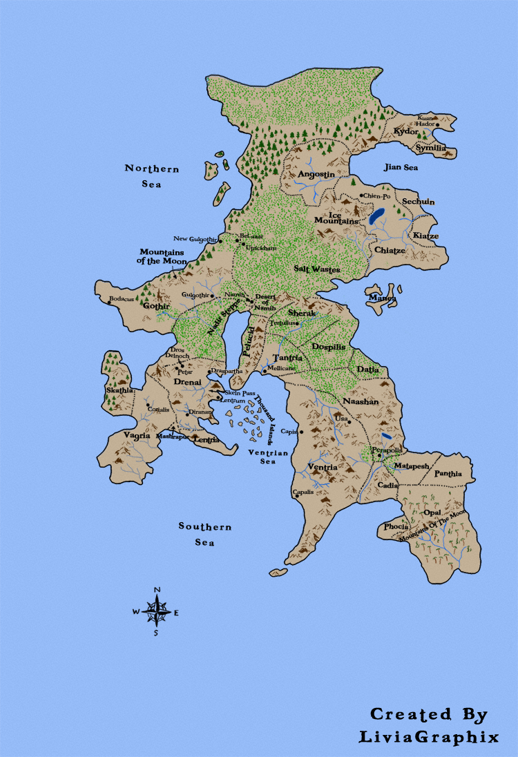 Drenai Series Map