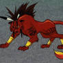 old memories red XIII  cel