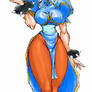 chun li scketch draw color  2