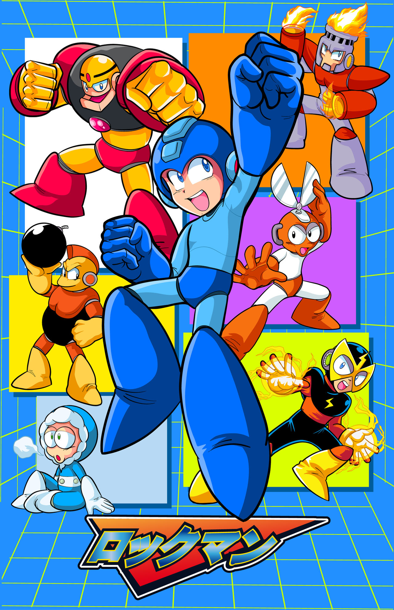 Pan Man Rocker Rockman1 flyer by Shayeragal on DeviantArt