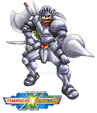 Namco X Capcom:Sir Arthur by Shayeragal on DeviantArt