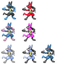 Lucario color play