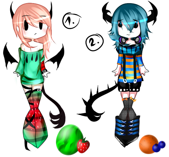 2 Fruit-Demon-Adopts [closed]