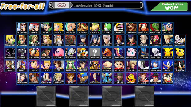 Smash Bros Dream Roster