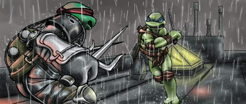 TMNT-In the rain