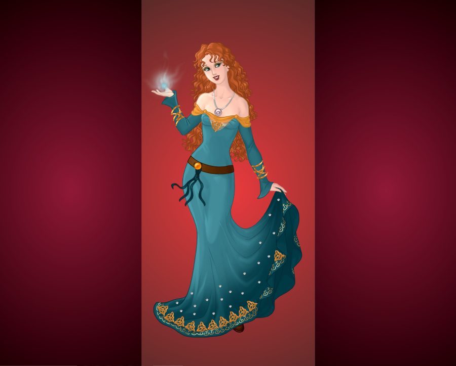 Fancy Princess Series - Merida by MagicMovieNerd on DeviantArt