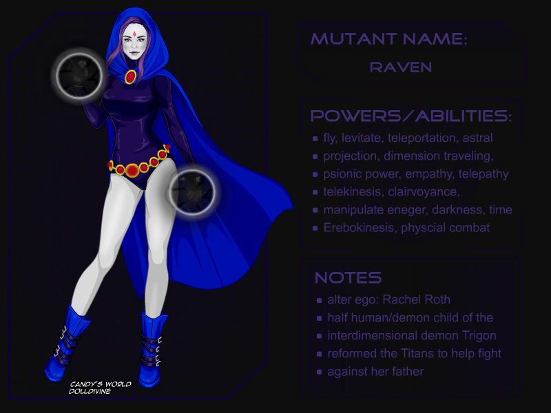 X-Girl - DC Girls Raven