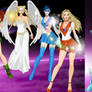 X-Girl-Sailor Moon Sailor Scout Group