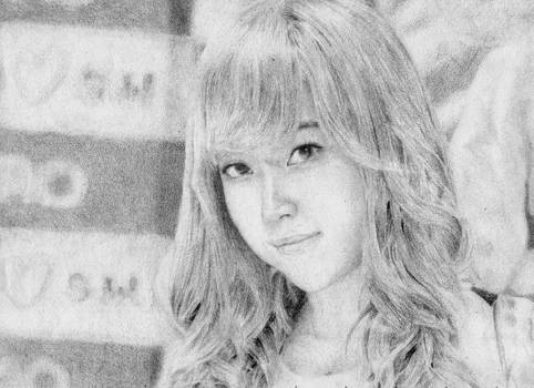 SNSD Jessica Drawing by Dragoslayer4