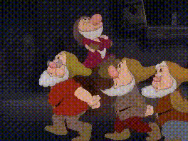 The Six Dwarfs Vs. Grumpy by LoopedPuddle on DeviantArt