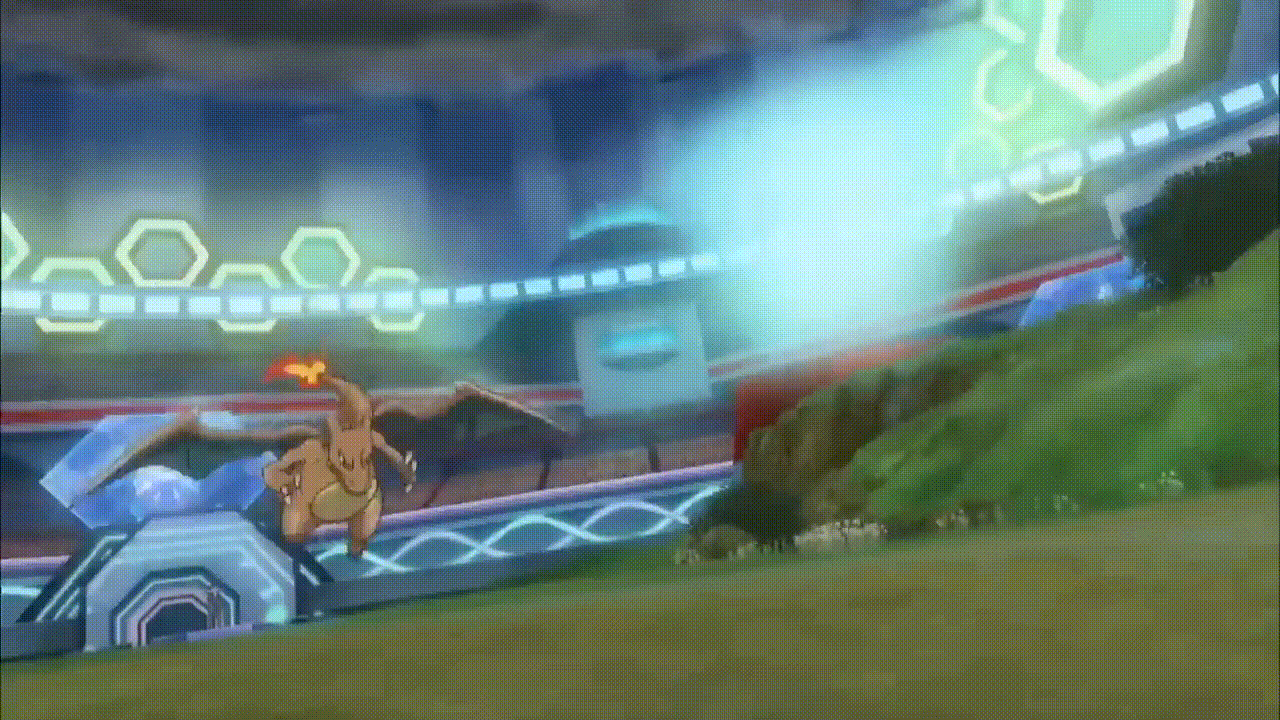 Firework Reverse Charizard Alain's Charizard Uses Flamethrower by LoopedPuddle on DeviantArt