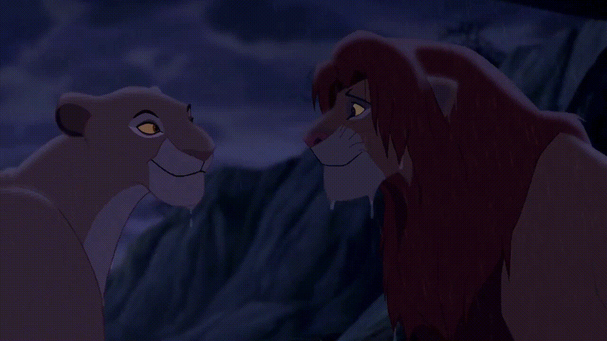 Simba Wifa Simba Nuzzles With His Mother and Wife by LoopedPuddle on DeviantArt