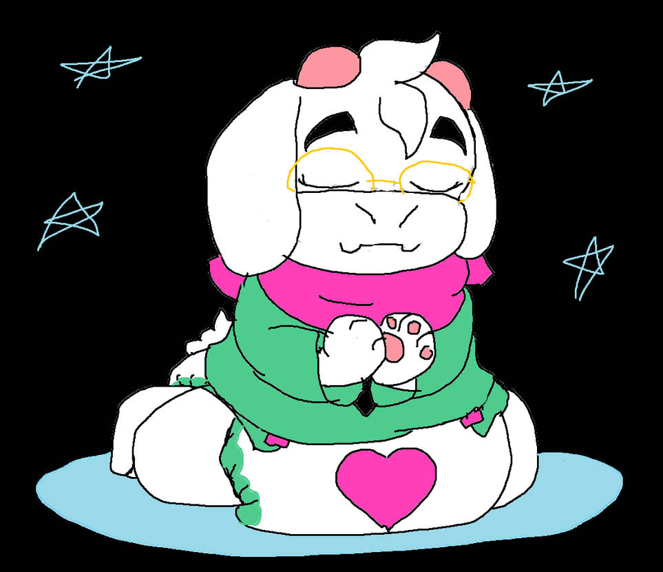 Baby Ralsei prayer by Blerdenfundle on DeviantArt
