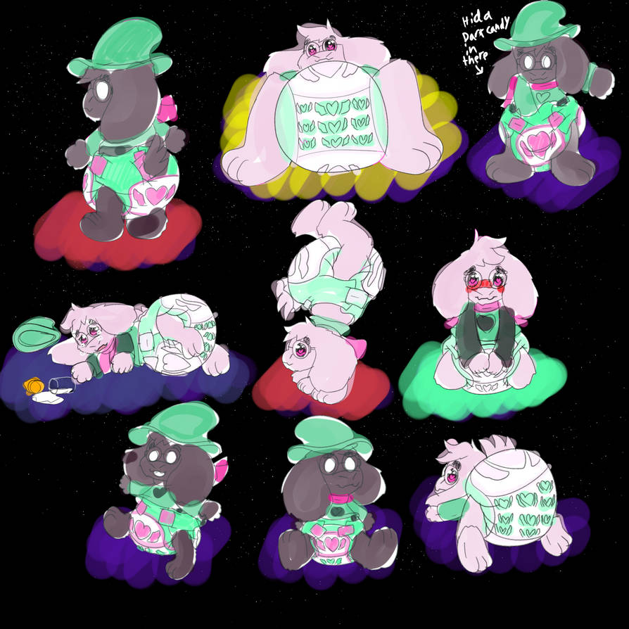 Chibi Ralsei Doodles by Blerdenfundle on DeviantArt