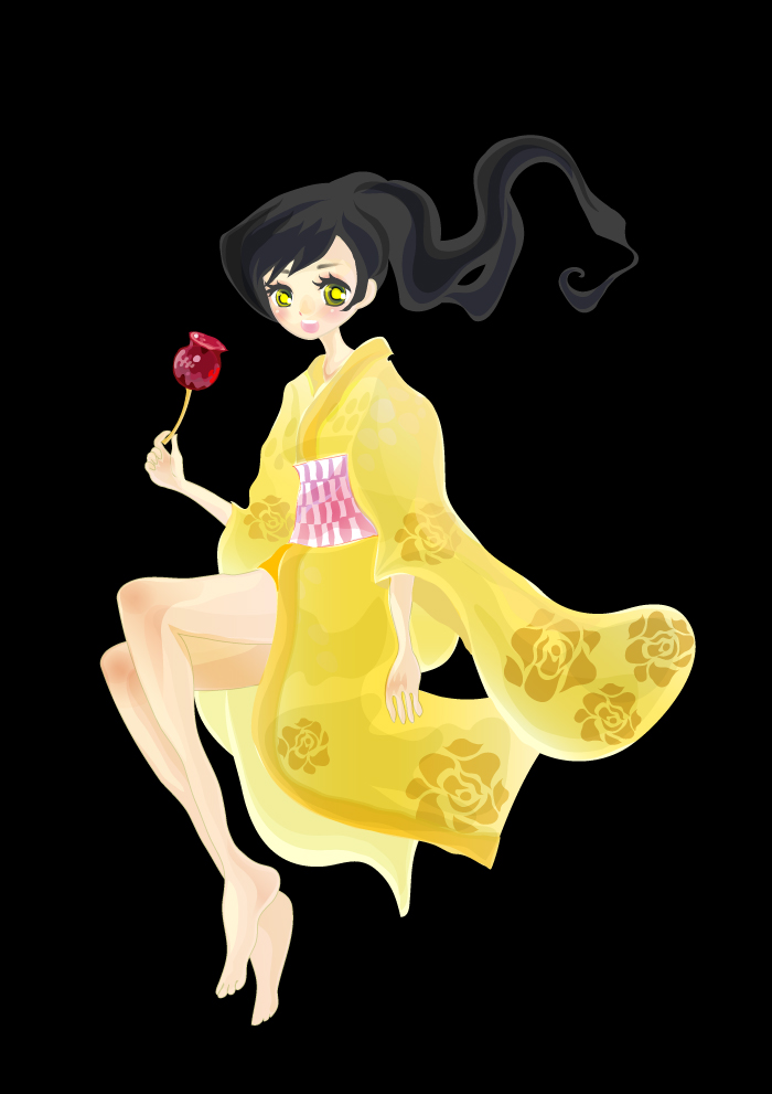Yukata by siotomato on DeviantArt