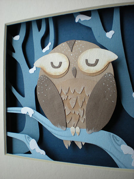 Wintry Owl by tracyblank