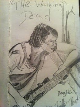 Maggie from the walking dead