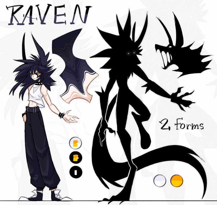 Relu Raven raven ref by aephalen on DeviantArt