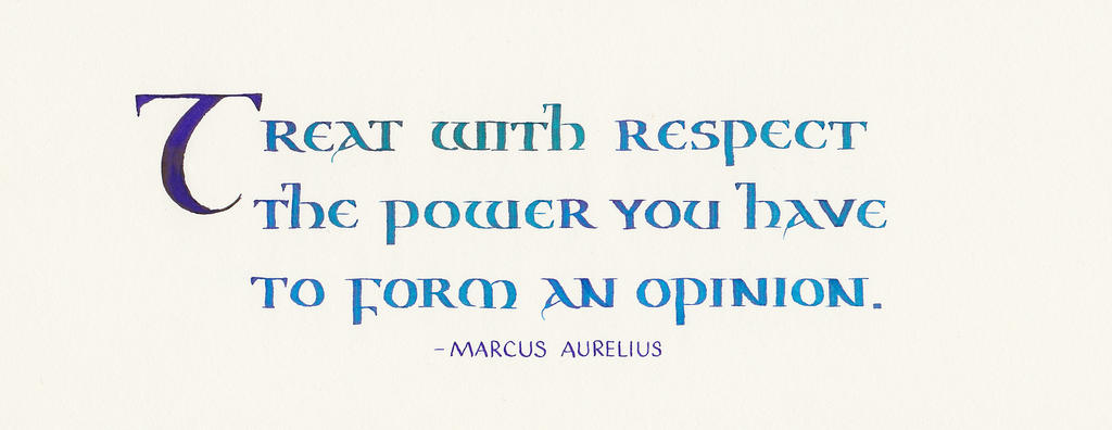 Marcus Aurelius - Opinion