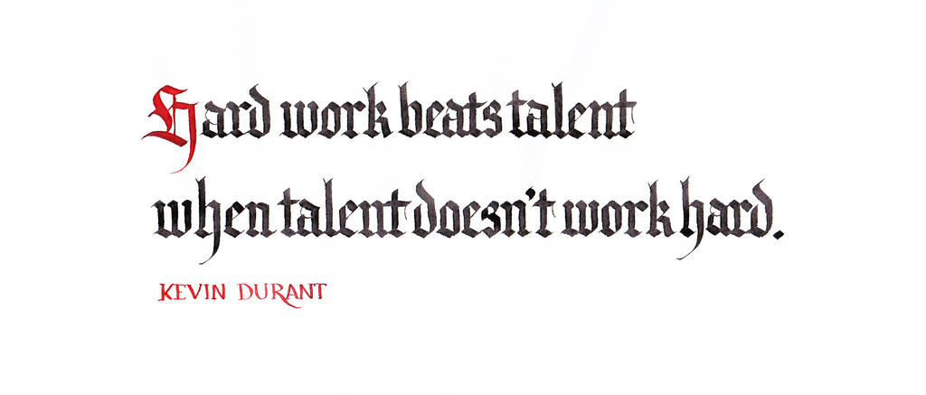 Kevin Durant - Hard Work