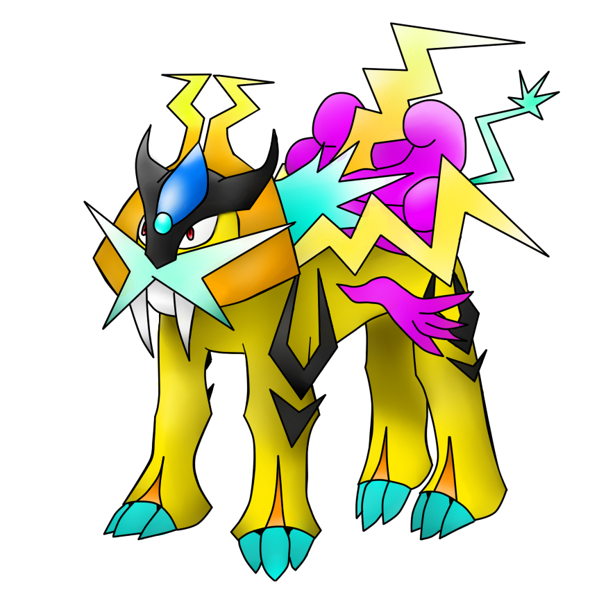 Giant Rreiko Mega Raikou by MattindronCat on DeviantArt
