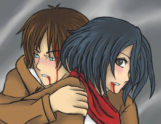 Eren x Mikasa - I want to protect you Mikasa