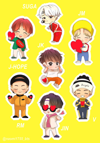 BTS Gogo chibis by Nahomo on DeviantArt BTS Gogo chibis by Nahomo on DeviantArt