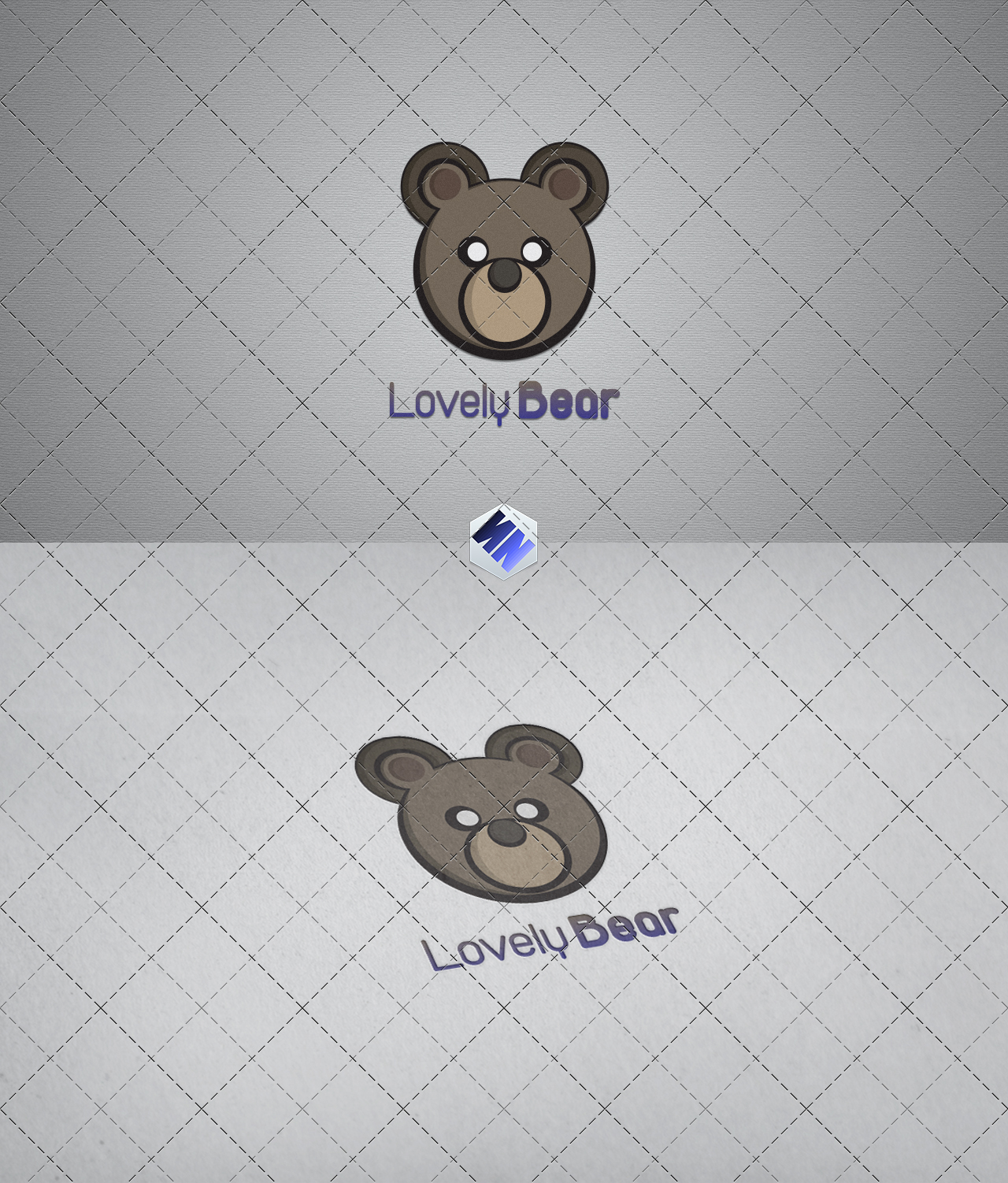 Lovely Bear vector logo