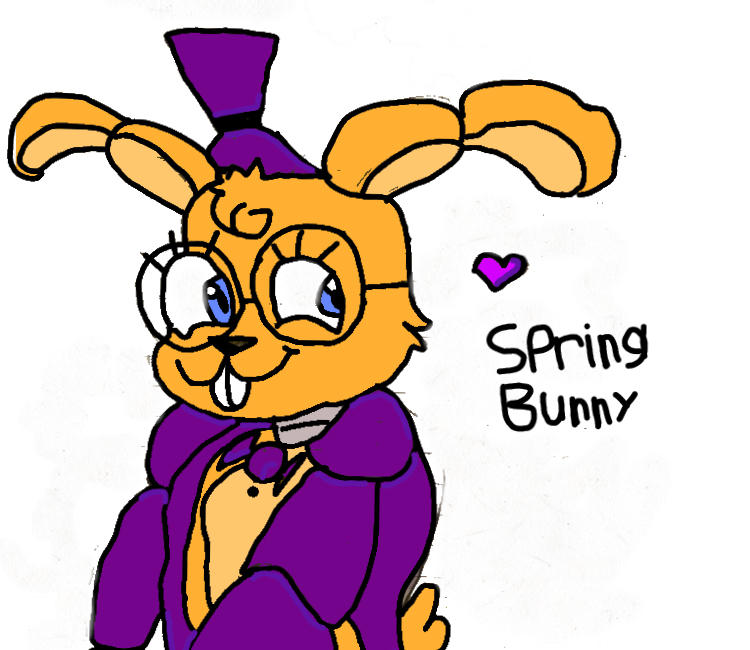 Springhuney Spring Bunny by Fredbear198377 on DeviantArt