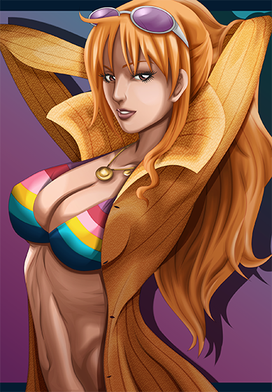 Nami. One Piece Film Z.  One piece nami, Manga anime one piece