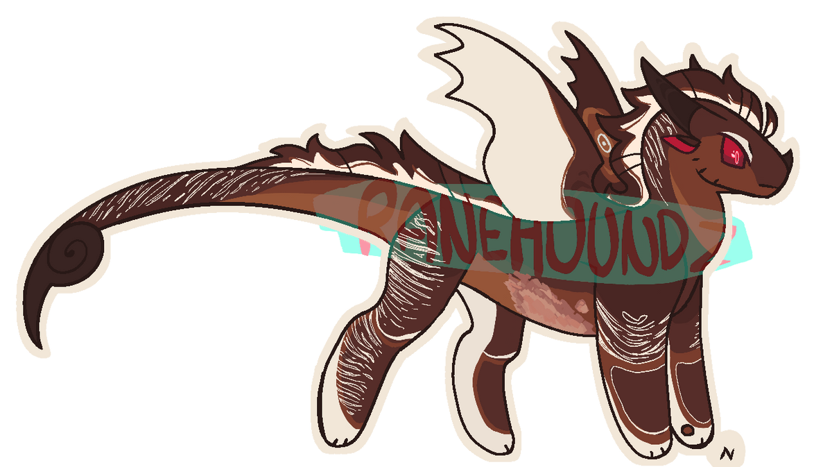 Spookapi Sandwing Okapi inspired sandwing adopt by Kirinn06 on DeviantArt