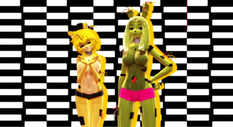 FNIA2xMMD Goiden Freddy and Springtrap DL [CLOSED]