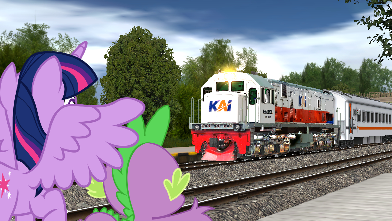 Watching the train go by by RailfansDAOP4 on DeviantArt
