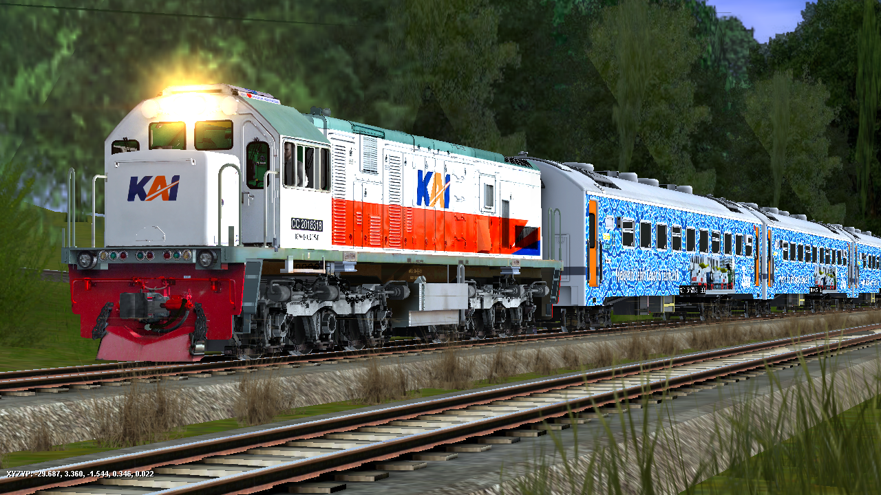 Custom Model Train Livery Passenger train MildSteel Special Livery by RailfansDAOP4 on DeviantArt