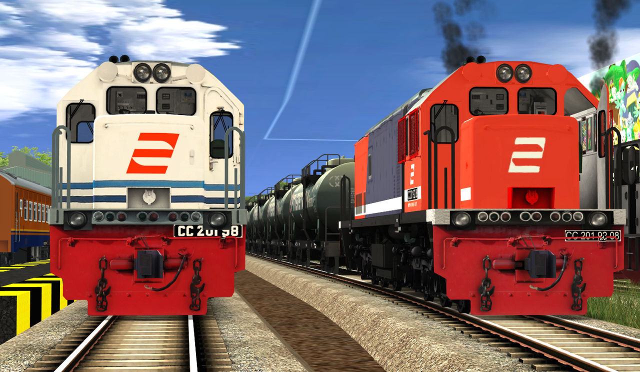 Ccc 92 CC 201 98 a.k.a 92 08 with two different livery by RailfansDAOP4 on ...