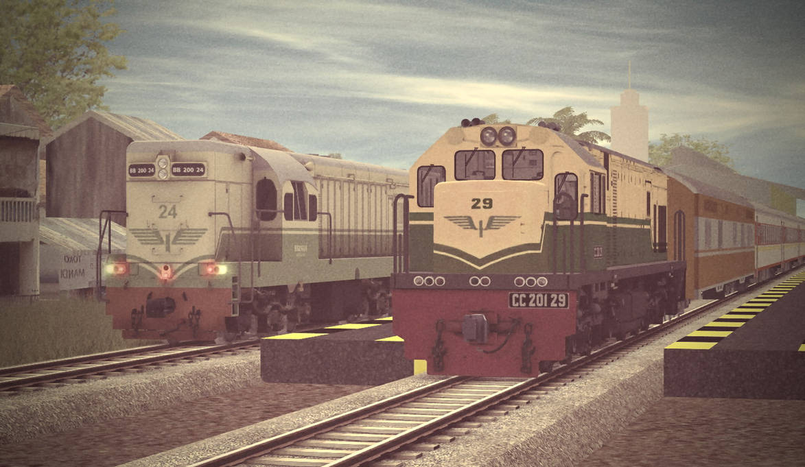 BB 200 And CC 201 at Cilacap station by RailfansDAOP4 on DeviantArt