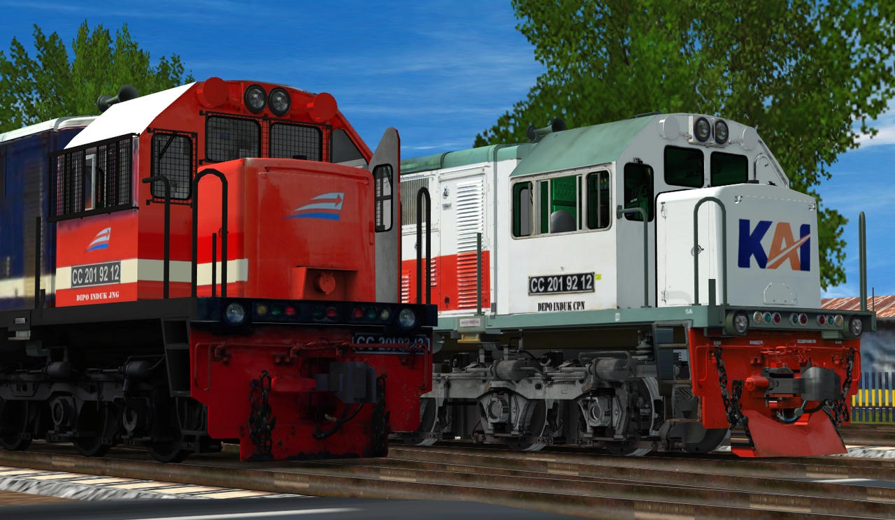 Ccc 92 CC 201 92 12 with a different livery and logo by RailfansDAOP4 on ...