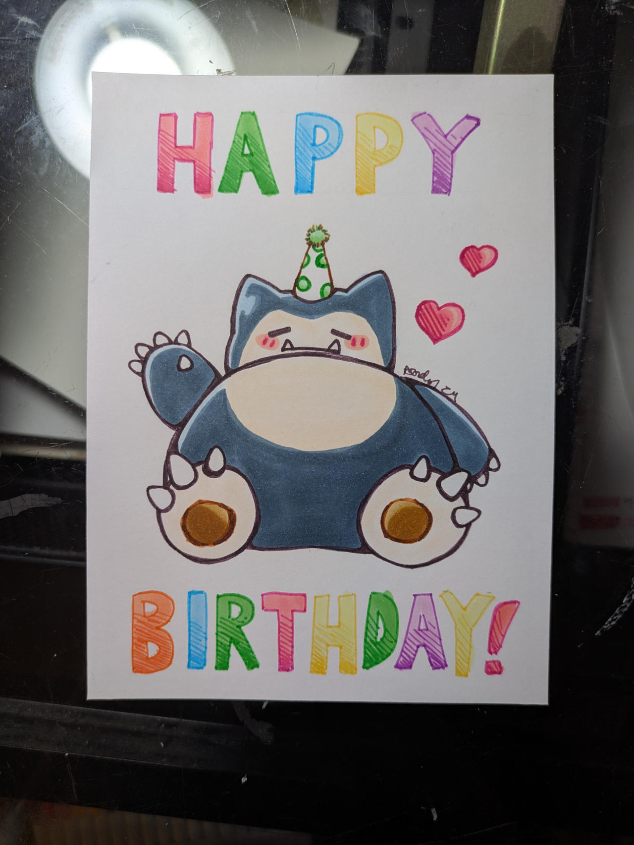 Snorlax Birthday card illustration by Dragonfire97370 on DeviantArt Snorlax Birthday card illustration by Dragonfire97370 on DeviantArt