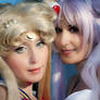 Sailor Moon and Queen Serenity
