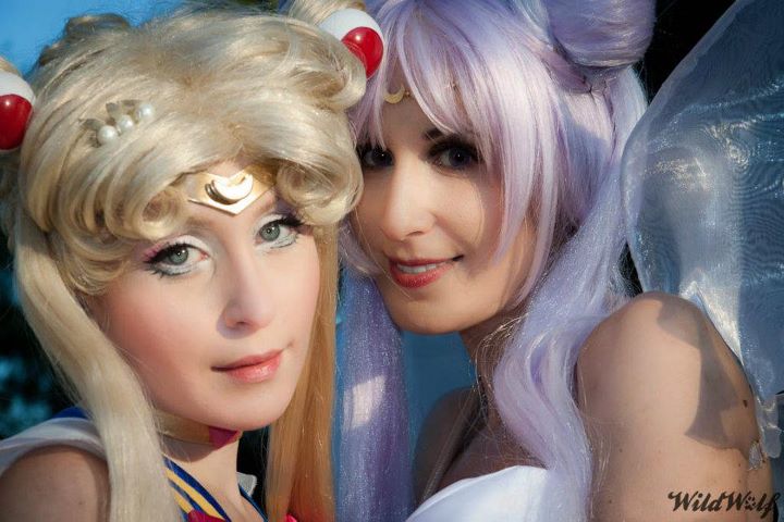 Sailor Moon and Queen Serenity