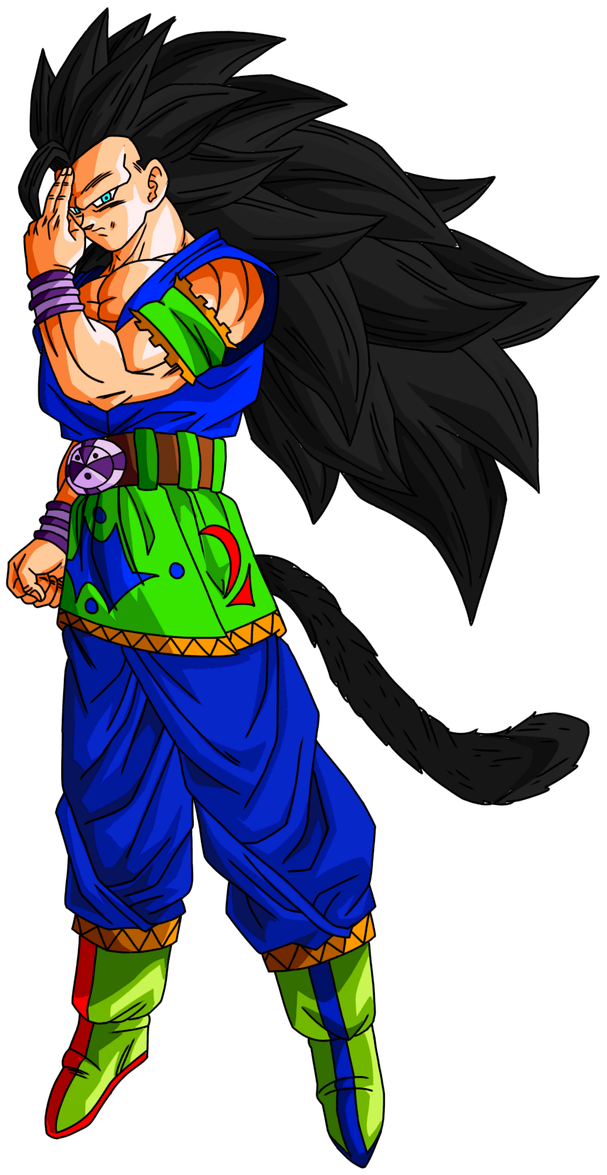 Goku Super Saiyan Mystic 3 by ChronoFz on DeviantArt