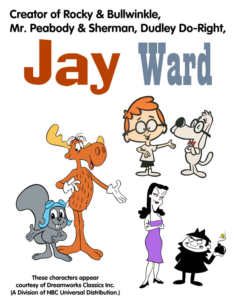 Jay Ward Poster w/ Rocky, Bullwinkle, and friends by 2001TheMan on ...