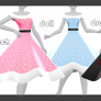 MMD DL : French doll dress download