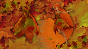 MMD DL : Autumn Leaf dress DOWNLOAD