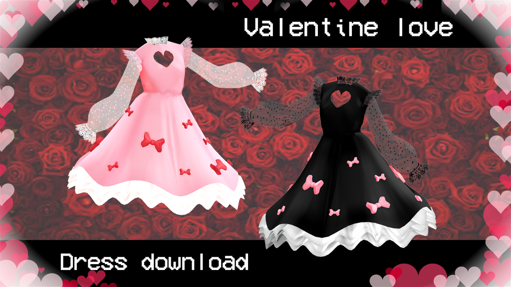 Valentine Love Dress Mmd Download By Hoshichom On Deviantart